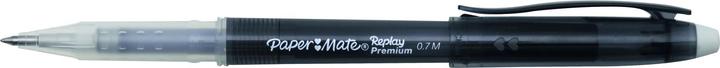 Produktbild Paper Mate PAPERMATE 1989158 radierbarer Kugelschreiber REPLAY Premium (M, schwarz) (Schwarz, 12 x)