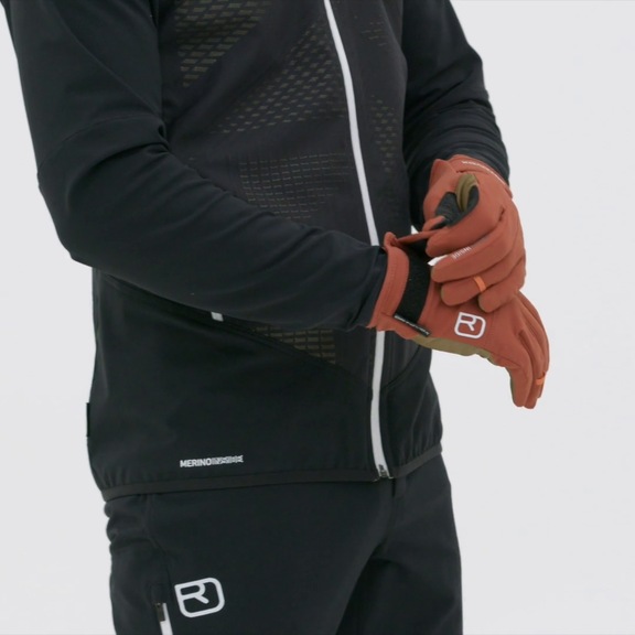 Actual product image Ortovox 185 Rock'N'Wool Glove Liner (XXL)