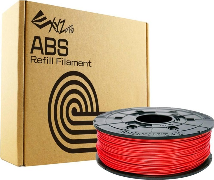 Produktbild XYZprinting Filamentcassette ABS Refill für da Vinci (ABS, 1.75 mm, 600 g, Rot)