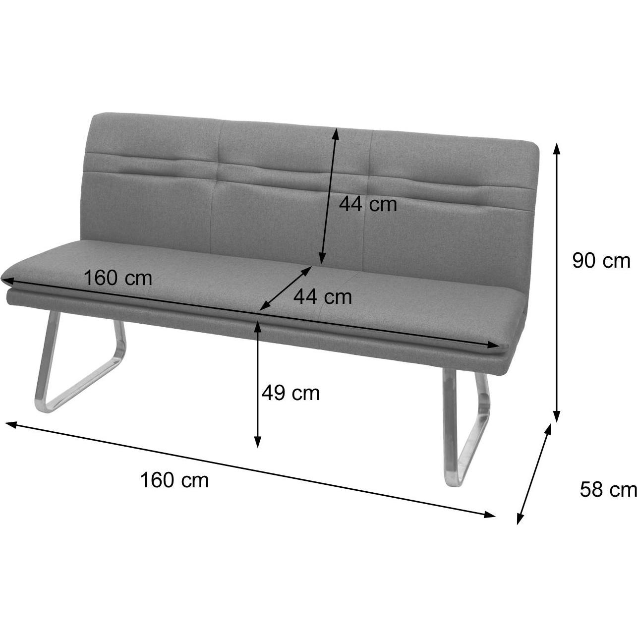 Thumbnail - MCW, Sitzbank, H70-S (160 cm)