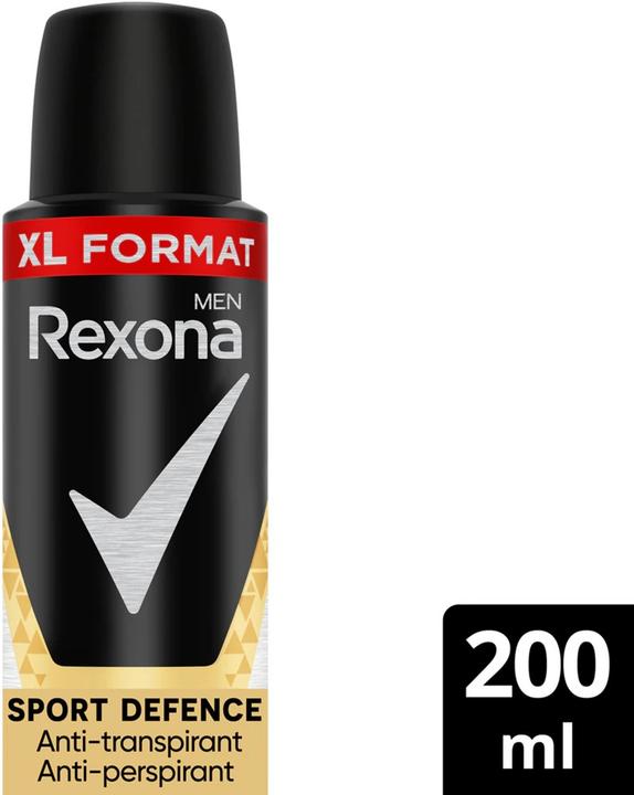 Actual product image Rexona Men Sport Defence Antiperspirant 200ml (Spray, 200 ml)