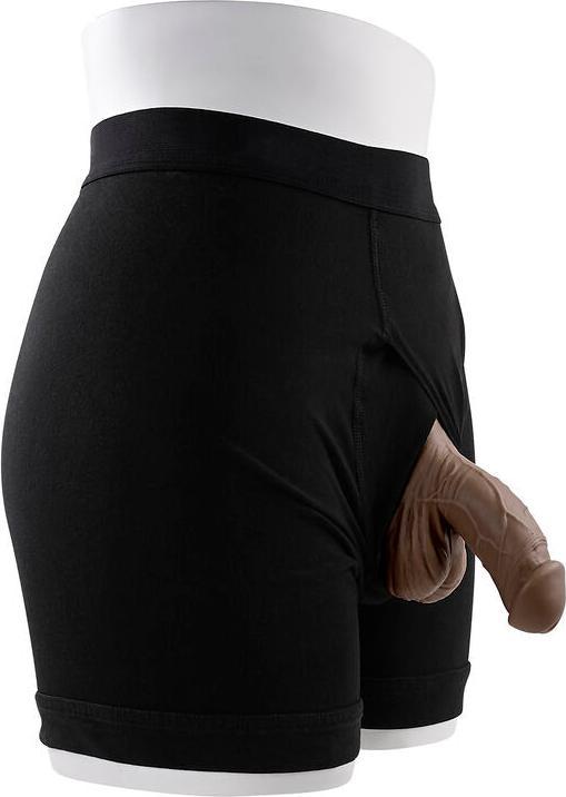 Image du produit Gender X 10,16 cm Silicone Packer Marron foncé