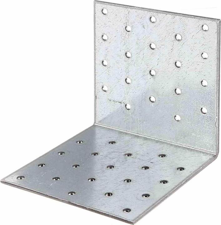 Produktbild Alberts Lochplattenwinkel 100 x 100 x 100 mm, sendzimirverzinkt, 1 Stck (Lochplattenwinkel, 1 Stk.)