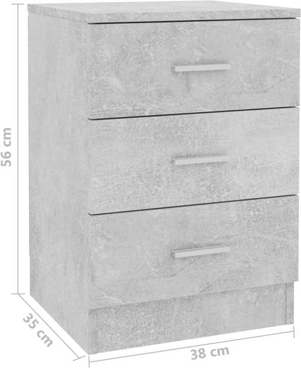Immagine prodotto vidaXL Alsonor (2 Stück) (38 x 35 x 56 cm)