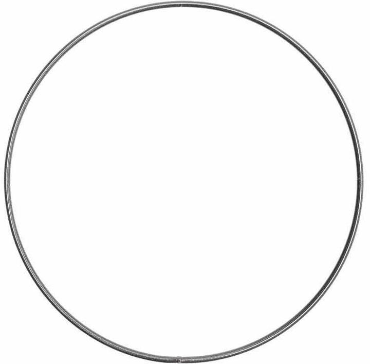 Actual product image Rico Design Metal ring 15 cm anthracite 1 piece