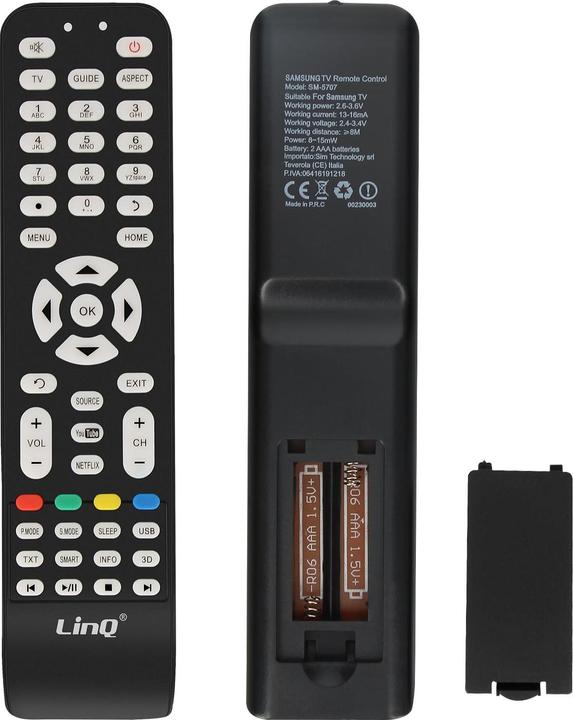 Image du produit LinQ TS-5730 Télécommande (Télécommande universelle, Infrarouge)