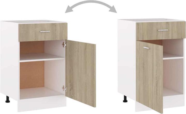 Produktbild vidaXL Nazonor (1x Unterschrank (1 Tür 1 Schublade) 50 cm) (50 x 46 x 81.50 cm)