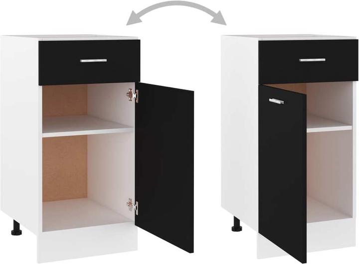 Image du produit vidaXL Nazonor (1x Unterschrank (1 Tür 1 Schublade) 40 cm) (40 x 46 x 81.50 cm)