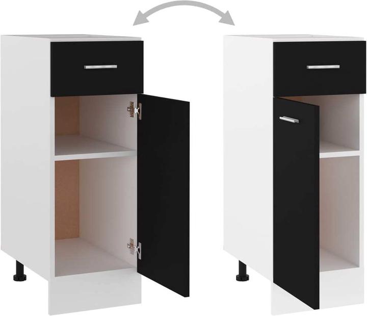 Image du produit vidaXL Allie 1x bottom cabinet (1 door 1 drawer) 30 cm (30 x 46 x 81.50 cm)
