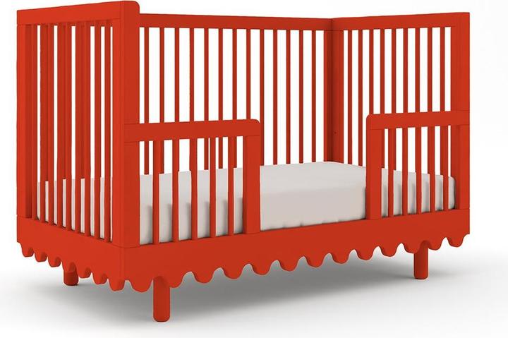 Actual product image Oeuf Conversion set for the "Moss" cot, red