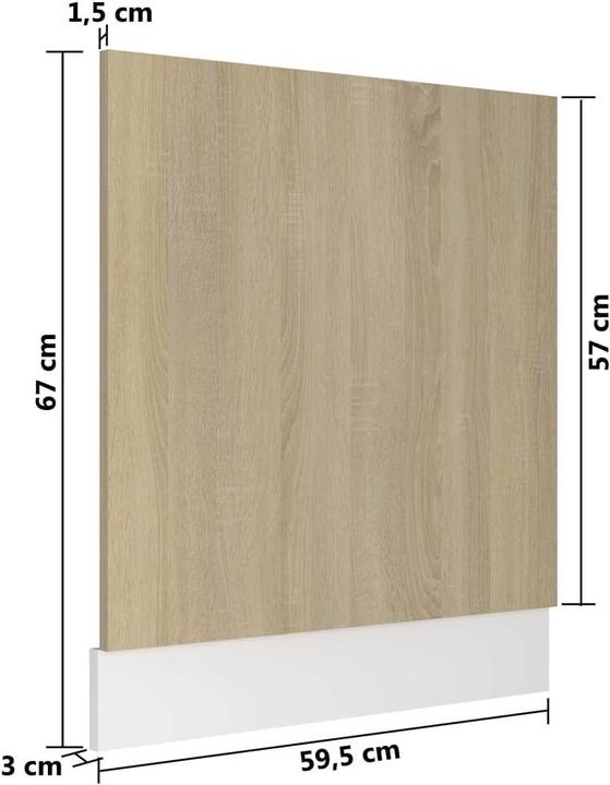 Actual product image vidaXL Geschirrspülerblende