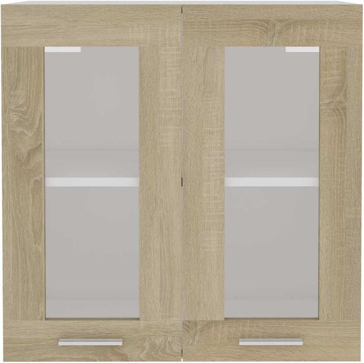 Immagine prodotto vidaXL Allie 1x hanging glass cabinet (2 doors) 60 cm wide 60 cm high (60 x 31 x 60 cm)