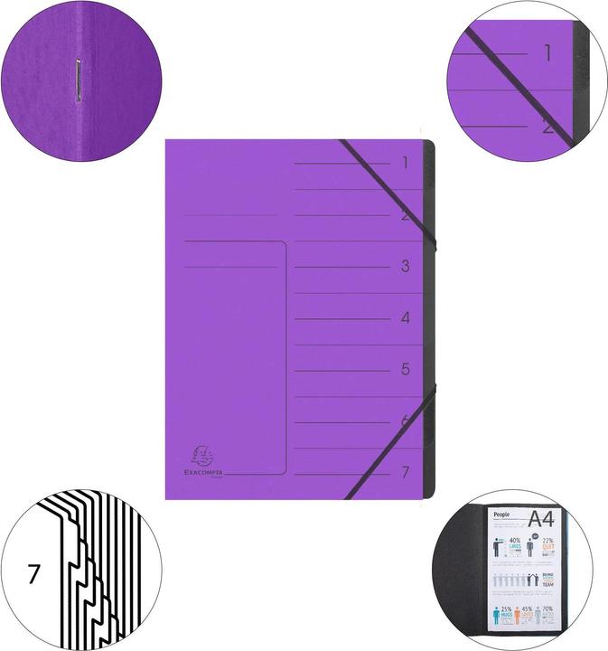 Actual product image Exacompta Stapled file folders (A4, 1 x)
