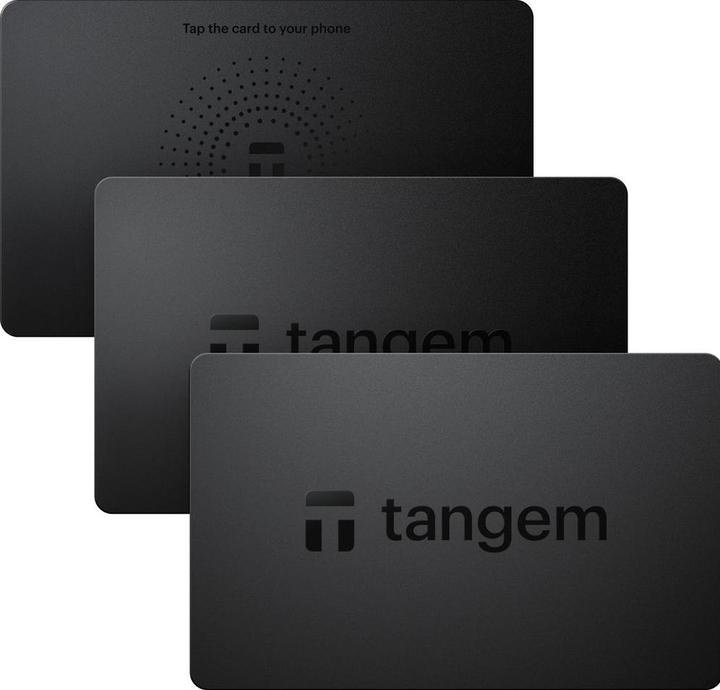 Actual product image Tangem 2.0 - 3 Card Set (Bitcoin, Others)