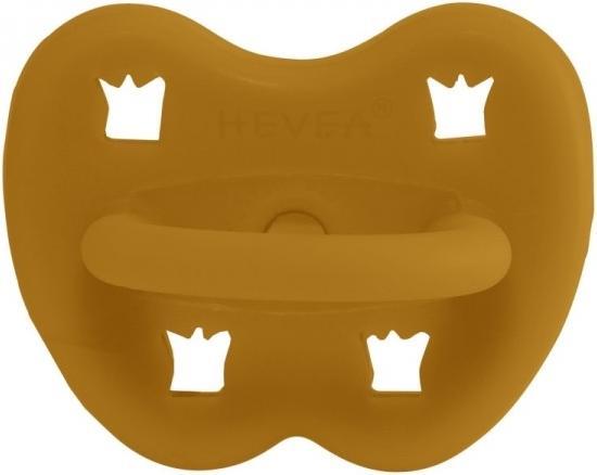 Image du produit Hevea Sucette Turmeric caoutchouc naturel - couronne, ronde (3 mois et +)