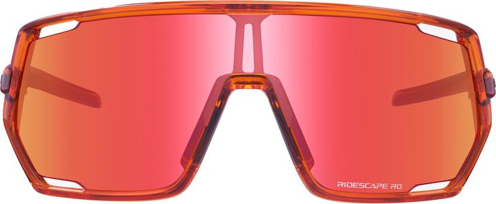 Actual product image Shimano Unisex Brille Technium BR (Mat Black, Transparent Brown, Photochromic, ridescape BR)