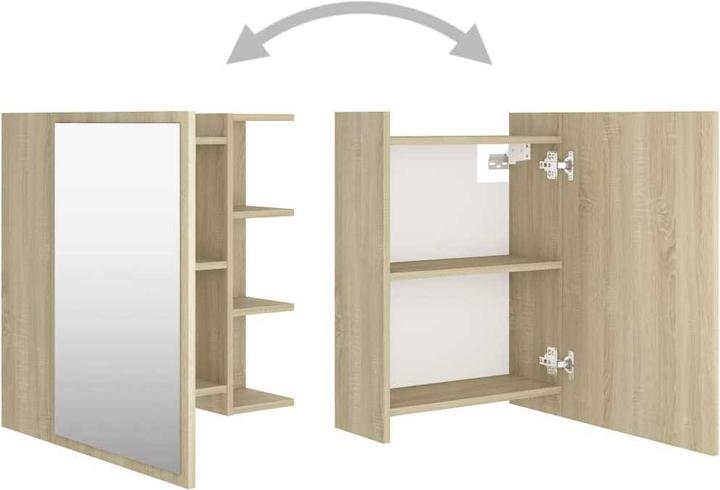 Produktbild vidaXL Spiegelschrank (62.50 x 20.50 x 64 cm)