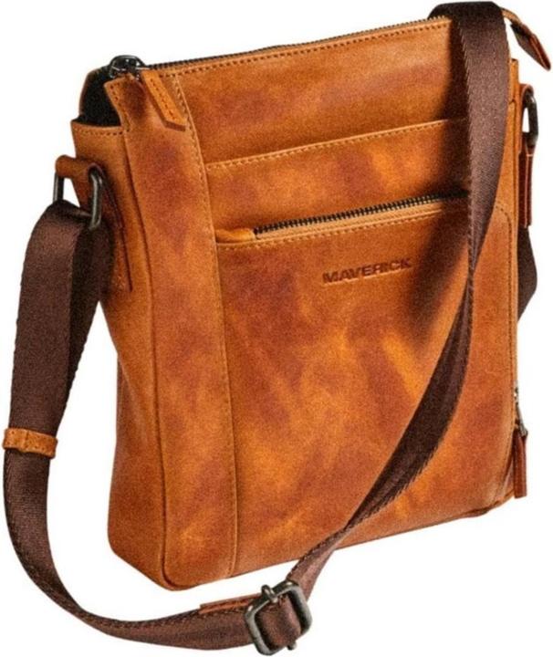Produktbild Maverick Schultertasche Original Small 21 x 25 x 5.5 cm, Cognac