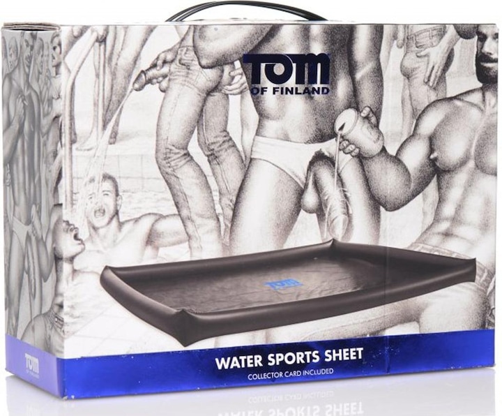 Actual product image Tom of Finland Watersports sheet with inflatable edge
