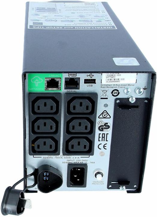 Produktbild APC Smart-UPS (750 VA, 500 W, Line-Interaktiv USV)