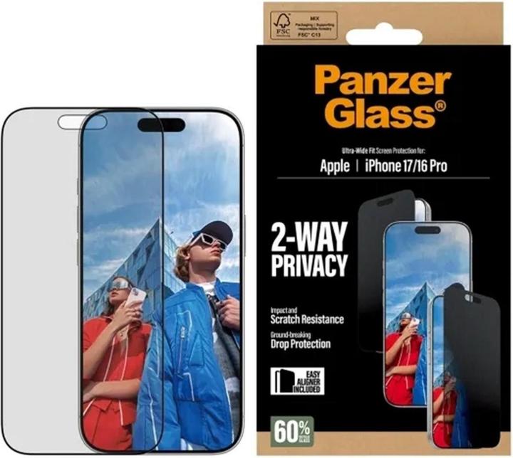 Image du produit PanzerGlass Privacy Displayschutz (1 pièce(s), Apple iPhone 17)
