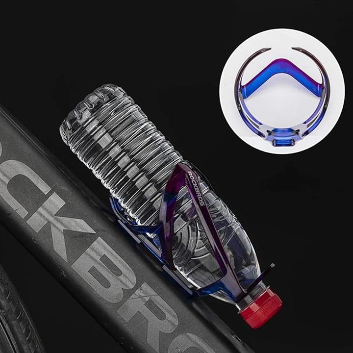 Produktbild Rockbros FK338 Fahrradhalter für Wasserflasche – Blau und Lila