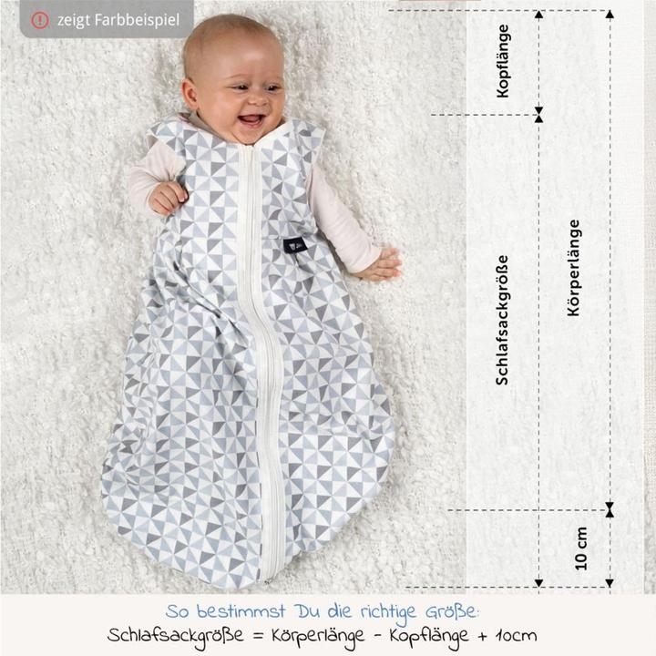 Produktbild Alvi Schlafsäcke Kugelschlafsack Mäxchen Thermo mit Arm - Baby Forest (90 cm)