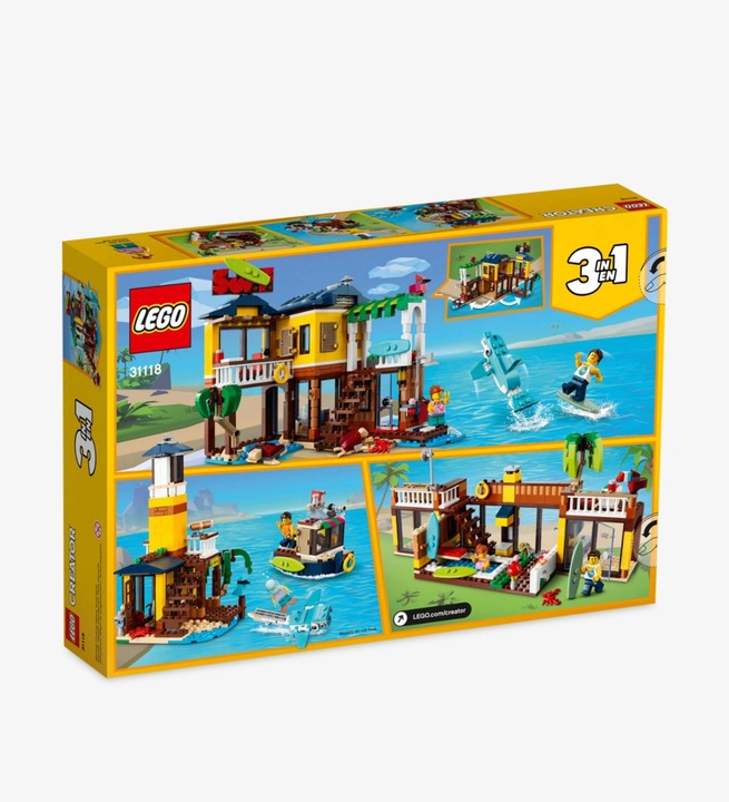 Image du produit LEGO Maison de plage des surfeurs (31118, LEGO Creator 3-in-1)