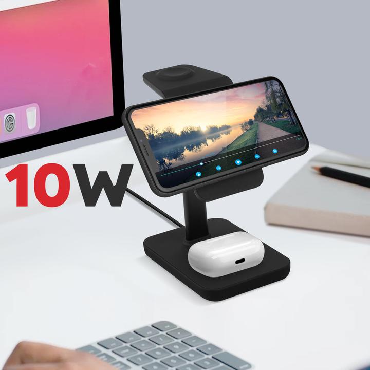 Produktbild TwelveSouth HiRise 3 Black (10 W)
