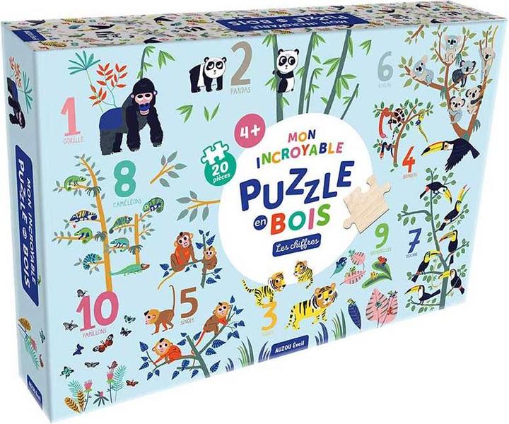 Mon incroyable puzzle en bois / Les chiffres (2000 pièces)