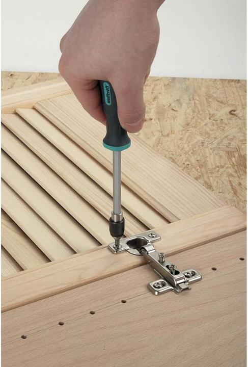 Produktbild wolfcraft 1 Handschraubendreher mit Bitaufn. 197mm (Innensechskant)