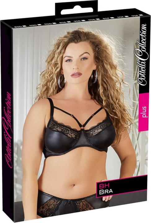 Image du produit Cottelli Collection Soutien-gorge à armatures mat-brillant avec dentelle (90 F)