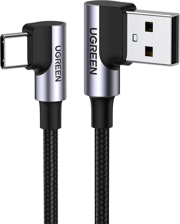 Ugreen Câble de recharge rapide USB C à angle droit (0.50 m, USB 2.0)