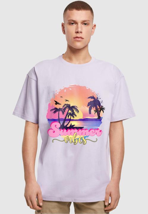 Produktbild Merchcode Summer Vibes Sunset Heavy Oversized Tee - 117175 (XS)