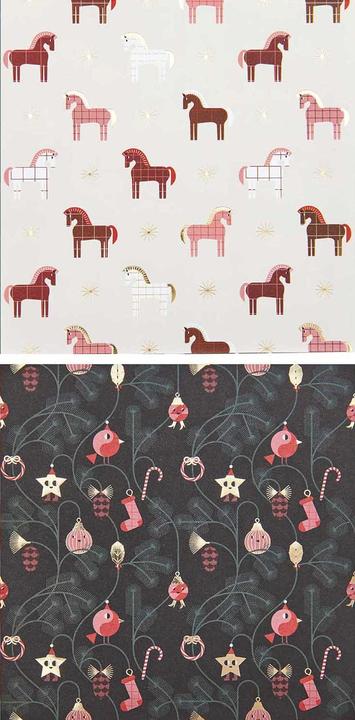 Produktbild Rico Design Faltblätter "Christmas Rocks!" 15x15cm, sortiert, 50 Blatt (70 g/m², 50x)