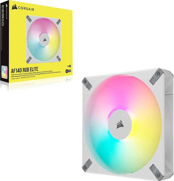 Actual product image Corsair AF140 RGB Elite (140 mm, 1 x)