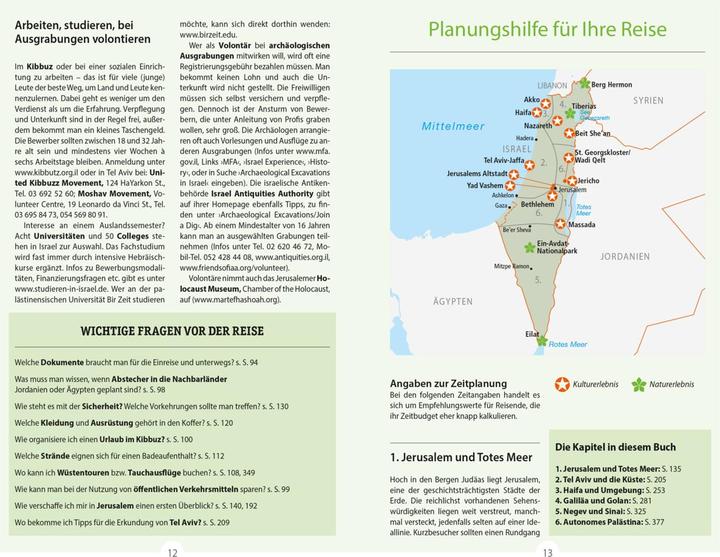Produktbild Reise-Handbuch Reiseführer Israel, Palästina, Sinai (Deutsch, Michel Rauch, 2022)