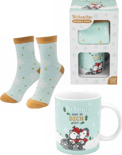 Actual product image Sheepworld Fan merchandise cup-sock-set you size 36 - 40 (Single pack, 36 - 40)