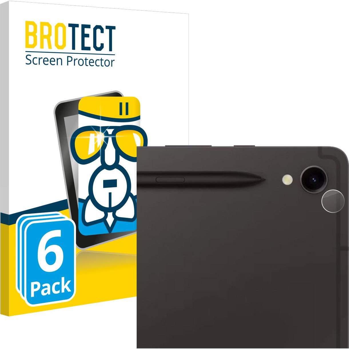 BROTECT AirGlass Panzerglasfolie (6 Stück, Galaxy Tab S9), Tablet Schutzfolie