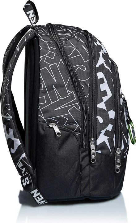 Actual product image Seven Advanced Alpha Beat Unisex Two Compartment School Backpack