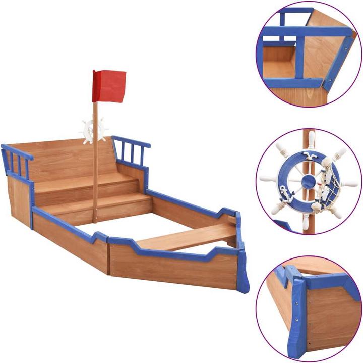 Produktbild vidaXL Sandkasten