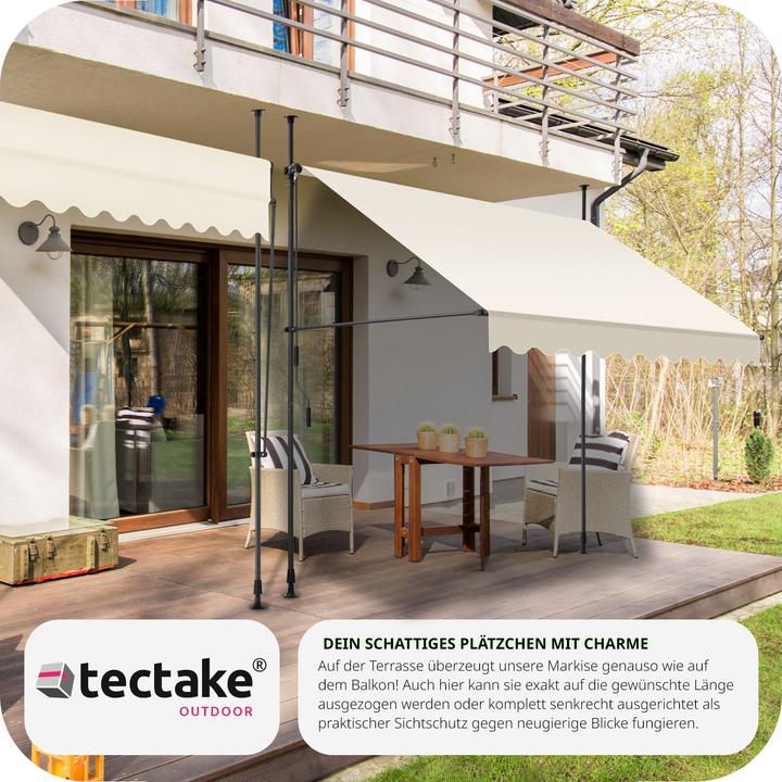 Produktbild tectake Klemmmarkise (2.50 m)