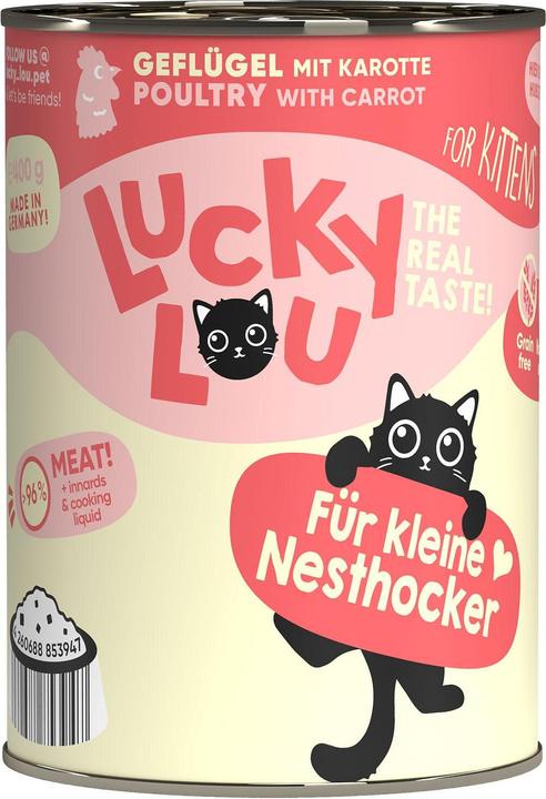 Produktbild Lucky Lou Katzen-Nassfutter (Junior, 1 Stk., 400 g)