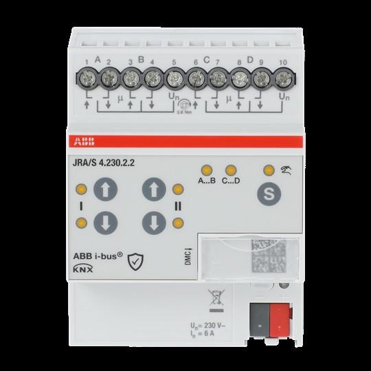 Actual product image ABB TUB Thomas&Betts Striebel JRA/S4.230.2.2 Jal.Akt.,4f,Man.B. (Shutter actuator)
