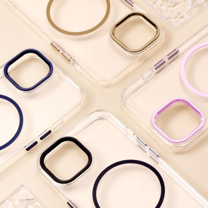 Produktbild OEM Clear Thin Mag case for iPhone 16 Pro 6,3" black (Apple iPhone 16 Pro)