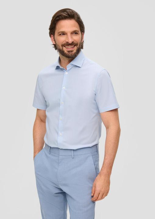 Produktbild s.Oliver Hemd Kurzarmhemd aus Baumwollstretch (42)