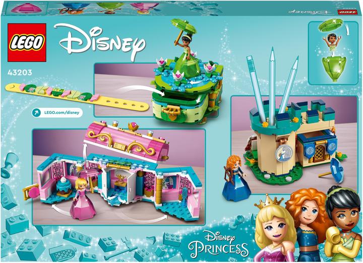 Actual product image LEGO Aurora's, Merida's and Tiana's magic works (43203, LEGO Disney)