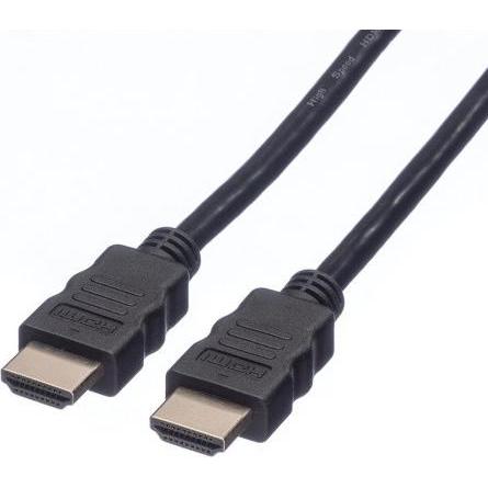 Secomp Nero Cavo Hdmi+Ethernet 4K 5Mt M/M Bk (5 M), Cavo Video,