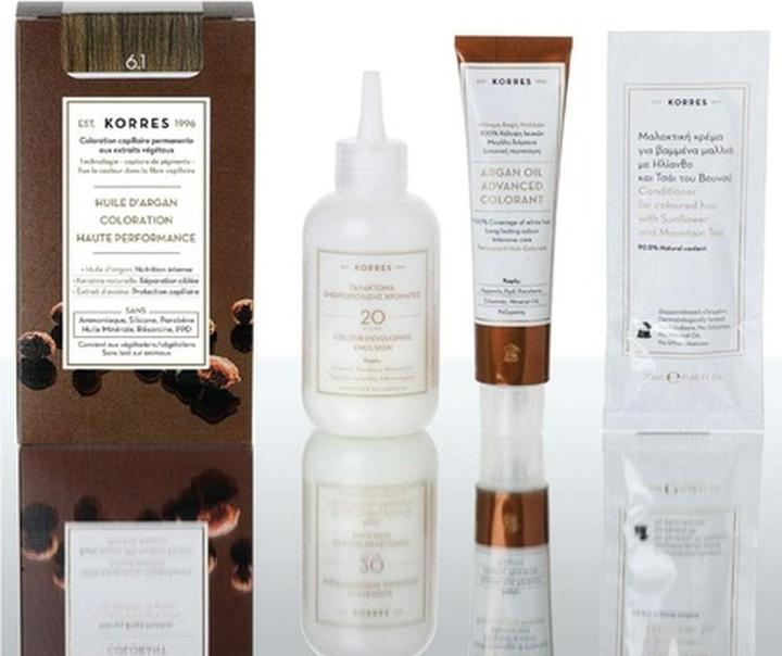 Immagine prodotto Korres Colore per capelli all'olio di argan (6.1 cenere bionda scura)