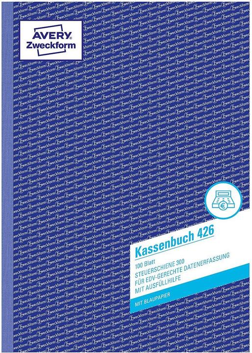 Actual product image Avery Cash book 426 (100 x)